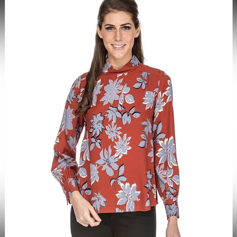 Jade collared blouse